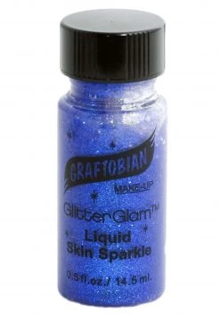 Graftobian GlitterGlam .5 Ounce Blue Liquid Glitter Makeup