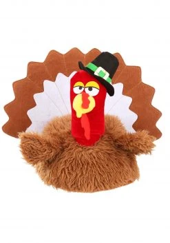 Elope Gobbler Plush Hat 10 Elope Gobbler Plush Hat -Cheap Halloween Store gobbler plush hat alt 3