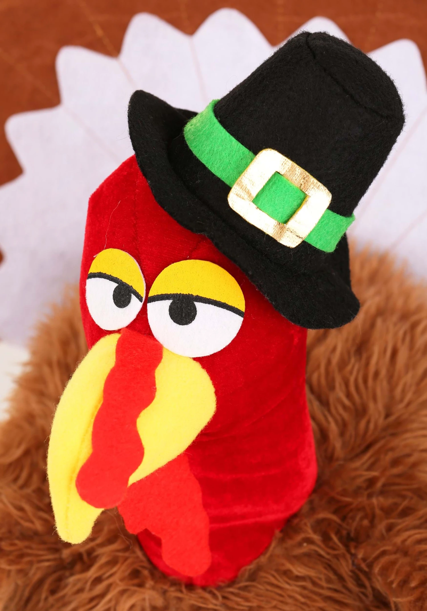 Elope Gobbler Plush Hat 6 Elope Gobbler Plush Hat - Image 6