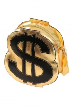 Fushengyuan Industry CO., Gold Dollar Sign Costume Purse -Cheap Halloween Store gold dollar sign purse alt 2