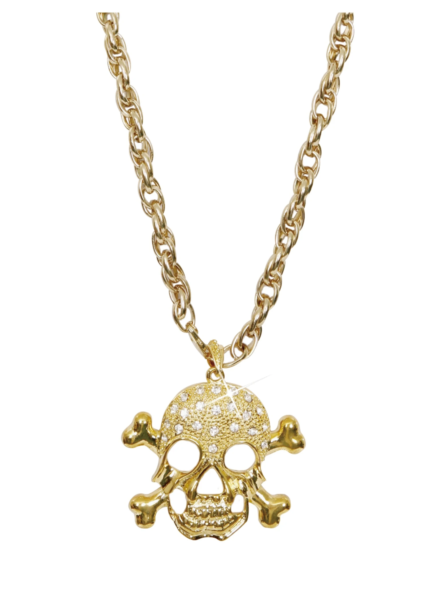 Western Fashion Gold Pirate Necklace 1 Western Fashion Gold Pirate Necklace