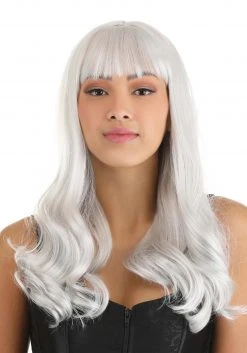 Partytime Wig Gray Wavy Long Wig