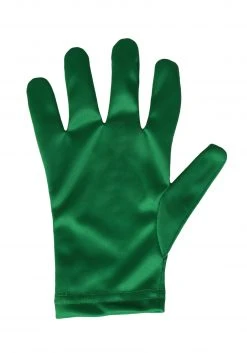 Fun Costumes Adult Green Gloves