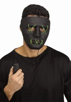 Fun World Green Light Up Stitch Mask