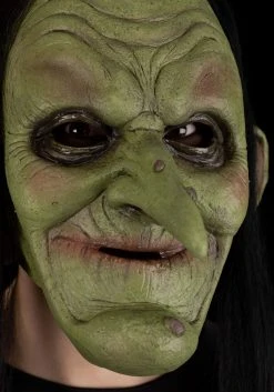 Oktober Studios Green Witch Full Face Adult Mask -Cheap Halloween Store green witch full face mask alt 2