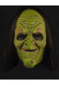 Oktober Studios Green Witch Full Face Adult Mask -Cheap Halloween Store green witch full face mask alt 3