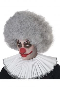 California Costume Collection Grey Jumbo Afro Wig For Adults