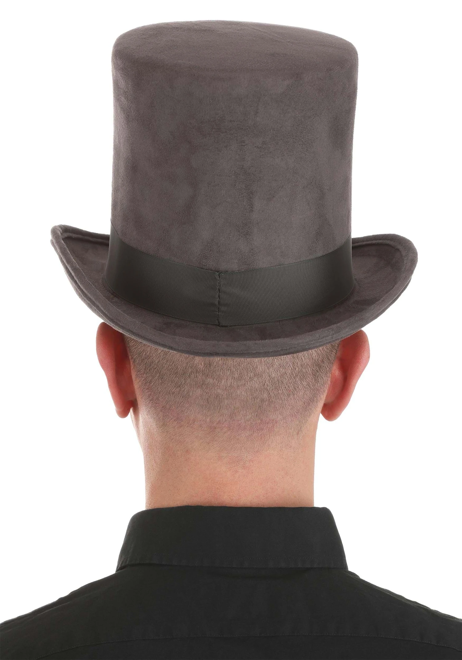 Elope Adult Grey Top Hat 3 Elope Adult Grey Top Hat - Image 3