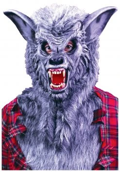 Fun World Grey Werewolf Mask