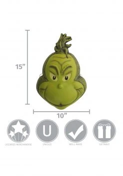 Elope How The Grinch Stole Christmas Grinch Mask -Cheap Halloween Store grinch mask alt 3