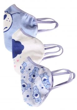 Elope Care Bears | Grumpy Bear Face Mask Pack -Cheap Halloween Store grumpy bear face mask pack alt 4