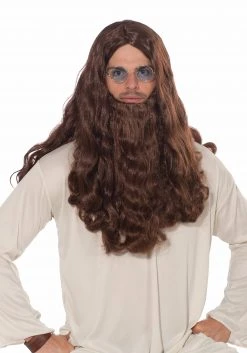 Forum Novelties, Inc Guru-vy Long Hair Wig And Beard For Men