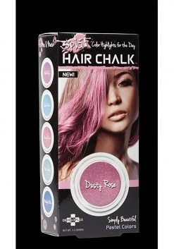 Developlus Splat- Hair Chalk In Dusty Rose (Pink)