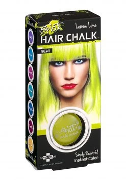 Developlus Splat-Hair Chalk In Lemon Lime (Lime Green)