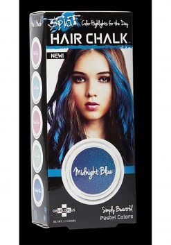 Developlus Splat- Hair Chalk In Midnight Blue (Dark Blue)