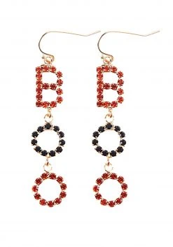Western Fashion Halloween Boo Earrings