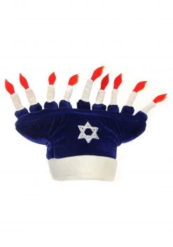 Elope Happy Chanukah Soft Hat -Cheap Halloween Store happy chanukah plush hat alt 2