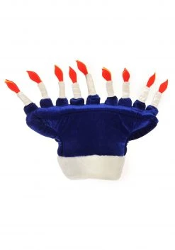 Elope Happy Chanukah Soft Hat -Cheap Halloween Store happy chanukah plush hat alt 3