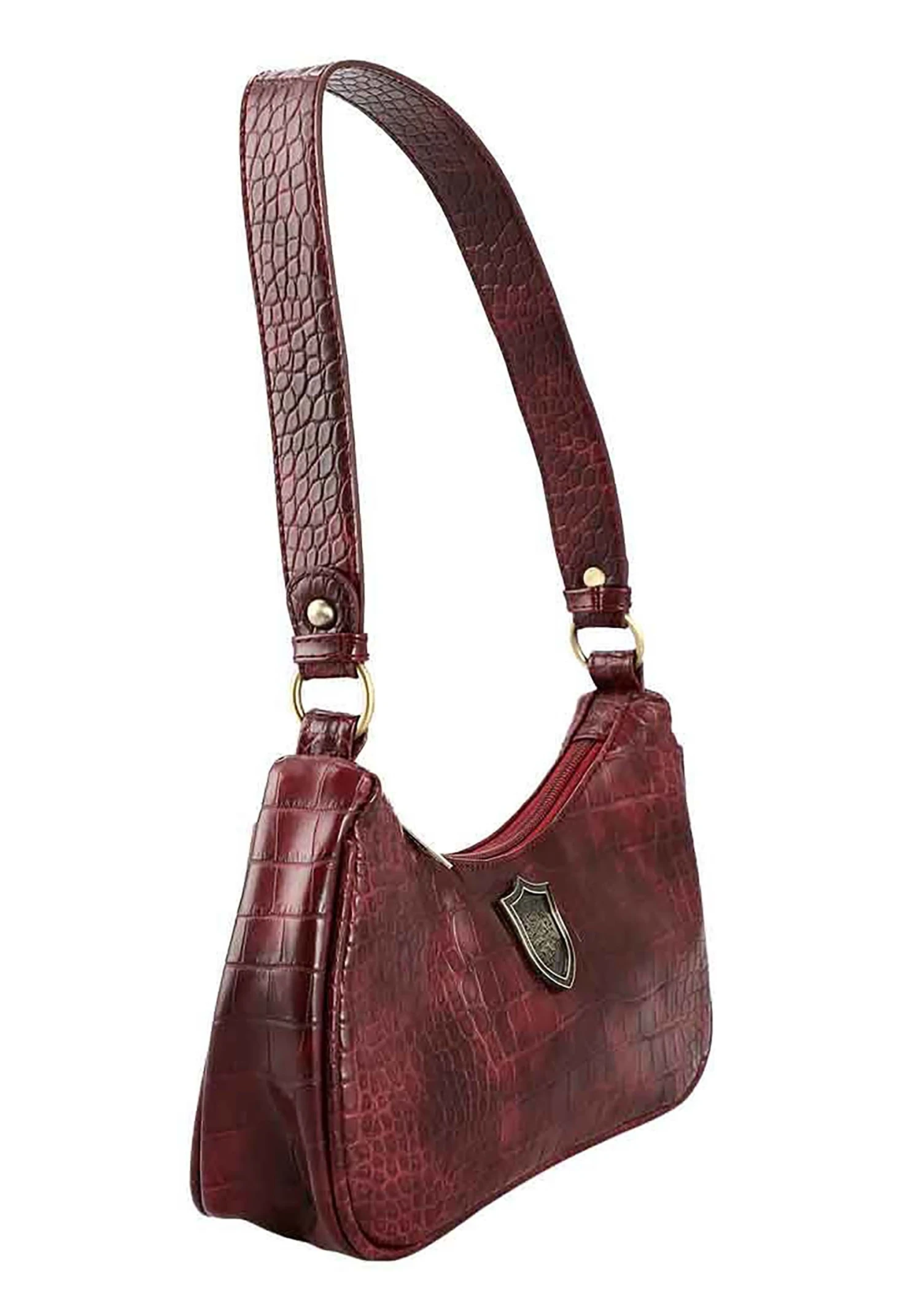 Bioworld Merchandising / Independent Sales Harry Potter Gryffindor Metal Badge Shoulder Bag 3 Bioworld Merchandising / Independent Sales Harry Potter Gryffindor Metal Badge Shoulder Bag - Image 3