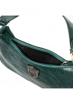 Bioworld Merchandising / Independent Sales Harry Potter Slytherin Metal Badge Shoulder Bag -Cheap Halloween Store harry potter slytherin metal badge shoulder bag alt 5