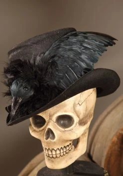 Bethany Lowe Designs Haunted Raven Top Hat For Adults