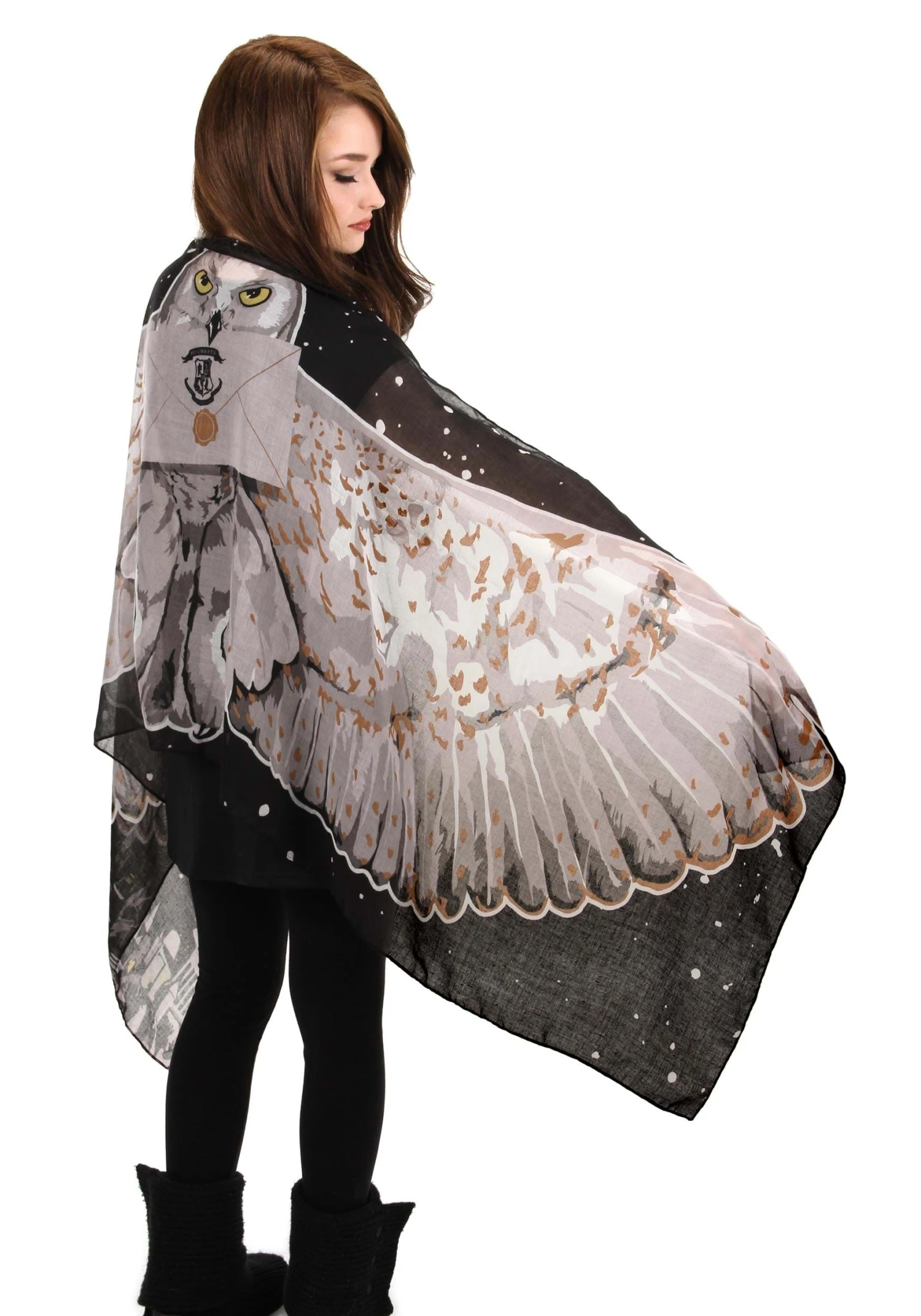 Elope Harry Potter Hedwig Wing Scarf 2 Elope Harry Potter Hedwig Wing Scarf - Image 2