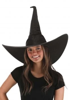 Elope Big Brim Witch Hat -Cheap Halloween Store huge brim witch hat alt 2
