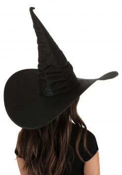 Elope Big Brim Witch Hat -Cheap Halloween Store huge brim witch hat alt 3