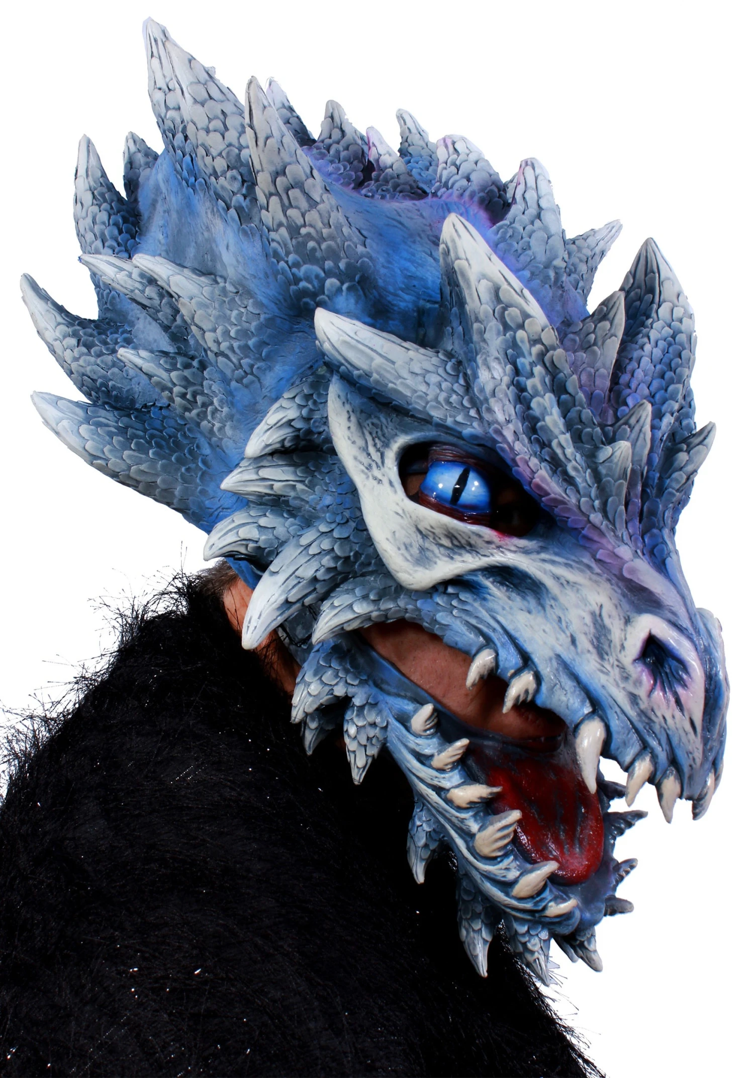 Zagone Studios Ice Dragon Adult Mask 2 Zagone Studios Ice Dragon Adult Mask - Image 2