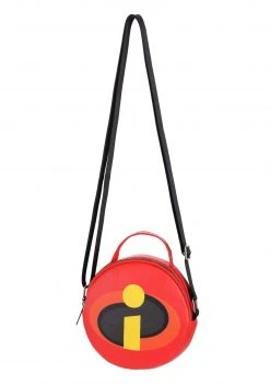 Buckle-Down Disney Incredibles Logo Round Crossbody Bag