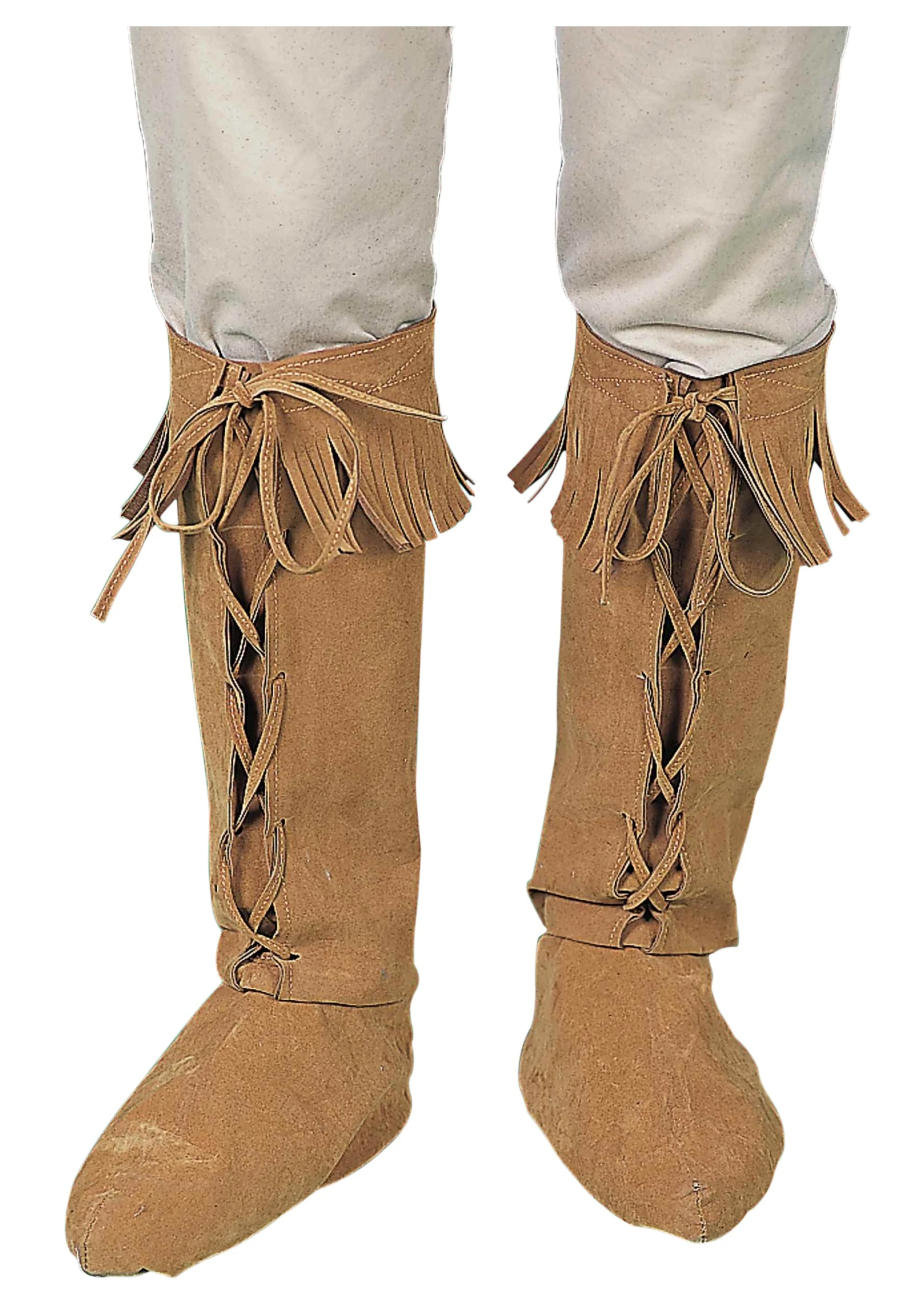 Forum Novelties, Inc Tan Fringe Boot Tops 1 Forum Novelties, Inc Tan Fringe Boot Tops