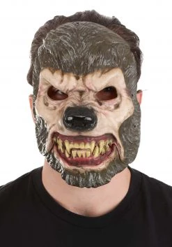 Seasonal Visions International, Ltd. Jabbering Jaw Wolfman Mask For Adults