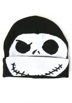 Concept One Accessories Jack Skellington Flip Down Beanie