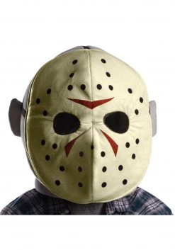 Rubies Costume Co. Inc Friday The 13th Jason Mascot Mask For Adults -Cheap Halloween Store jason mascot mask friday the 13th 1 3