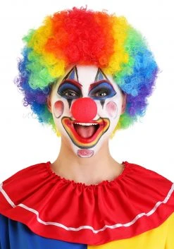 Forum Novelties, Inc Jumbo Rainbow Clown Wig