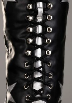 A Leading Role KISS Starchild Boots For Men -Cheap Halloween Store kiss starchild boots alt 4
