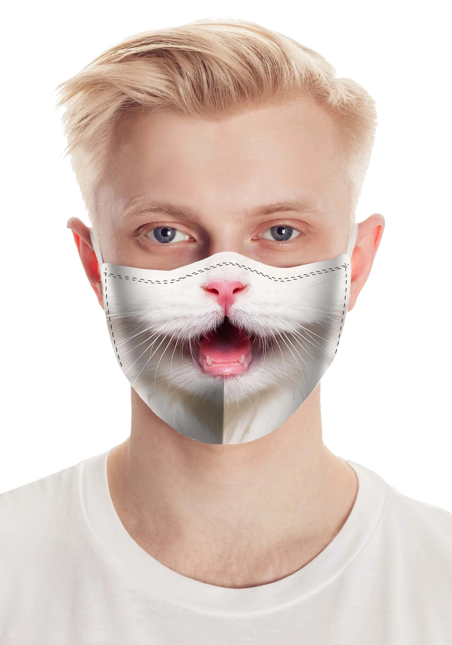 Creative Apparel Kitty Cat Face Mask 1 Creative Apparel Kitty Cat Face Mask