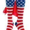 Bioworld Merchandising / Independent Sales Knee High American Flag Cape Socks