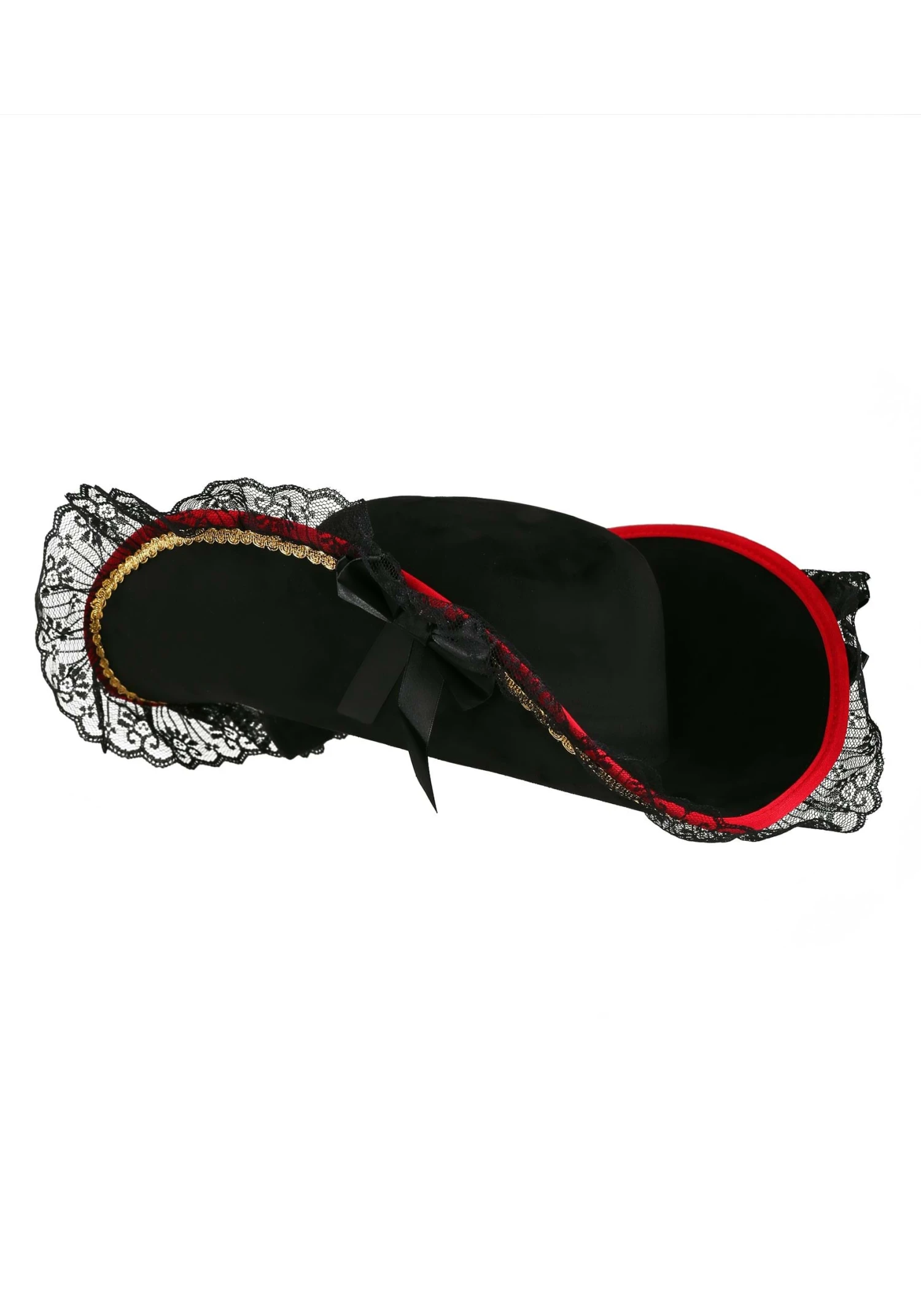 Elope Lady Buccaneer Black Costume Hat 5 Elope Lady Buccaneer Black Costume Hat - Image 5