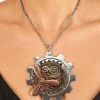 Elope Large Gear Propeller Necklace