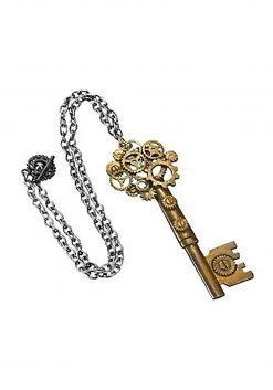 Elope Large Key Gear Adult Necklace