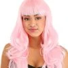 Partytime Wig Wavy Light Pink Full Wig