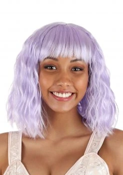 Partytime Wig Light Purple Wavy Wig For Women