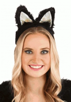 Elope Light-Up Black Cat LumenEars Glowing Headband