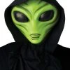 California Costume Collection Light Up Green Alien Costume Mask
