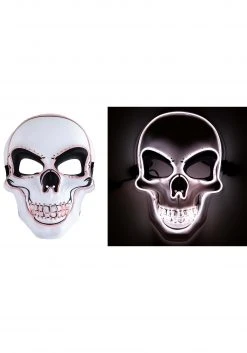 Funny Fashions Light Up Skull Mask