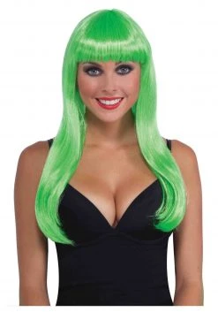 Forum Novelties, Inc Long Neon Green Wig