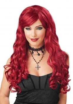Seasons (HK) Ltd. Long Red Way Wig For Women