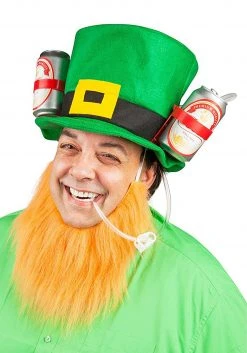 Big Mouth Inc The Lucky Leprechaun St. Patrick's Drinking Hat -Cheap Halloween Store lucky leprechaun st patricks drinking hat 2
