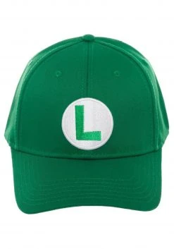 Bioworld Merchandising / Independent Sales Luigi Flex Fit Cap -Cheap Halloween Store luigi flex fit cap alt 2